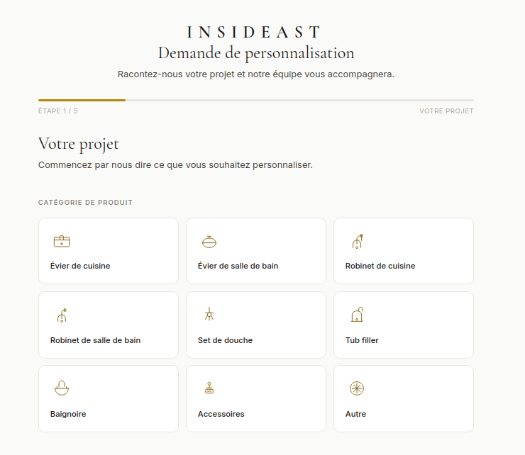 Custom Order Management System — Insideast — screenshot 2